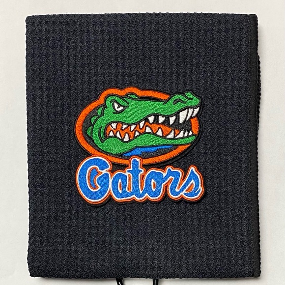 Florida Gators Seminoles Golf Towel, 12 x 20, with carabiner - Picture 2 of 7